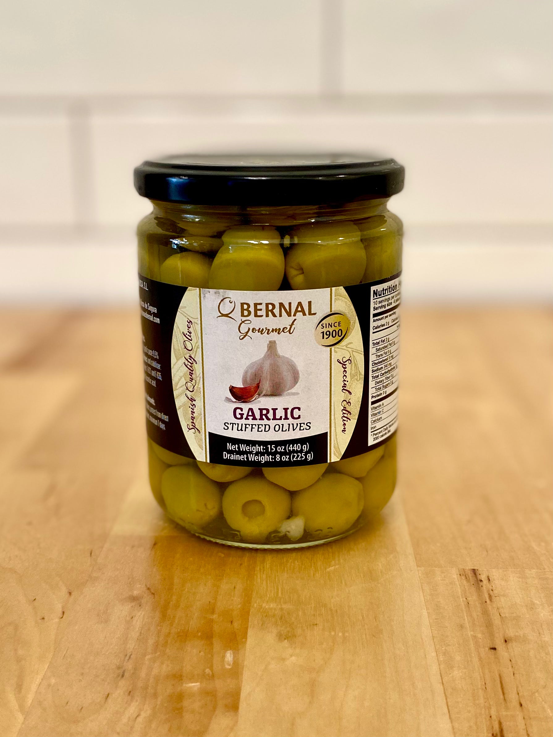 BERNAL Manzanilla Gourmet Olives with Garlic – Mercado Central NYC