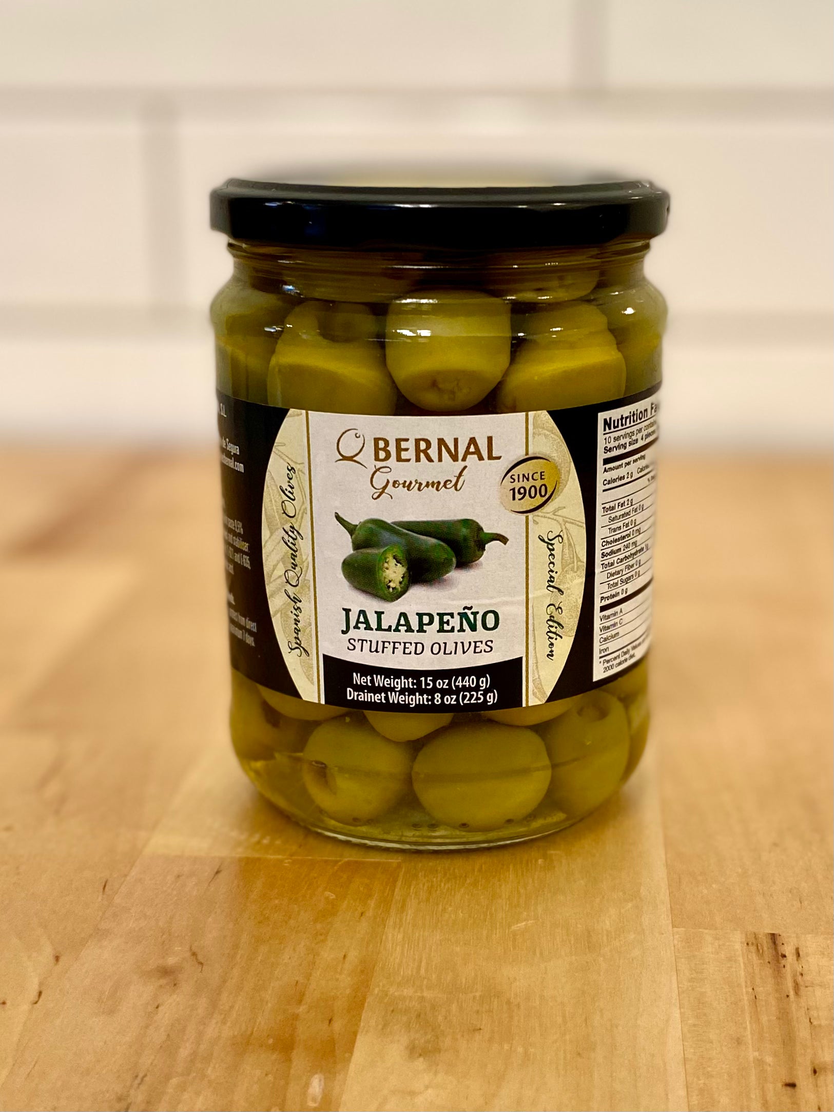 BERNAL Manzanilla Gourmet Olives with Jalapeno Pepper – Mercado