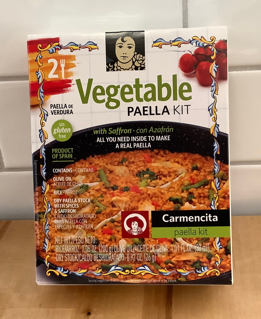 CARMENCITA Vegetable Paella Kit Box