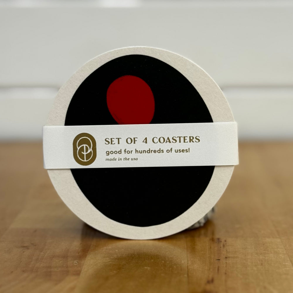 ONE & ONLY PAPER Pimento Olive Coaster