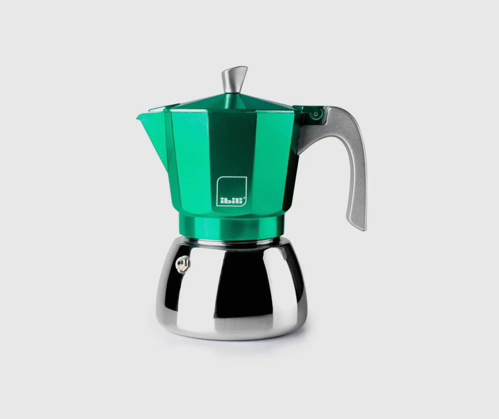 IBILI Elba 6 Cup Coffee Maker Green