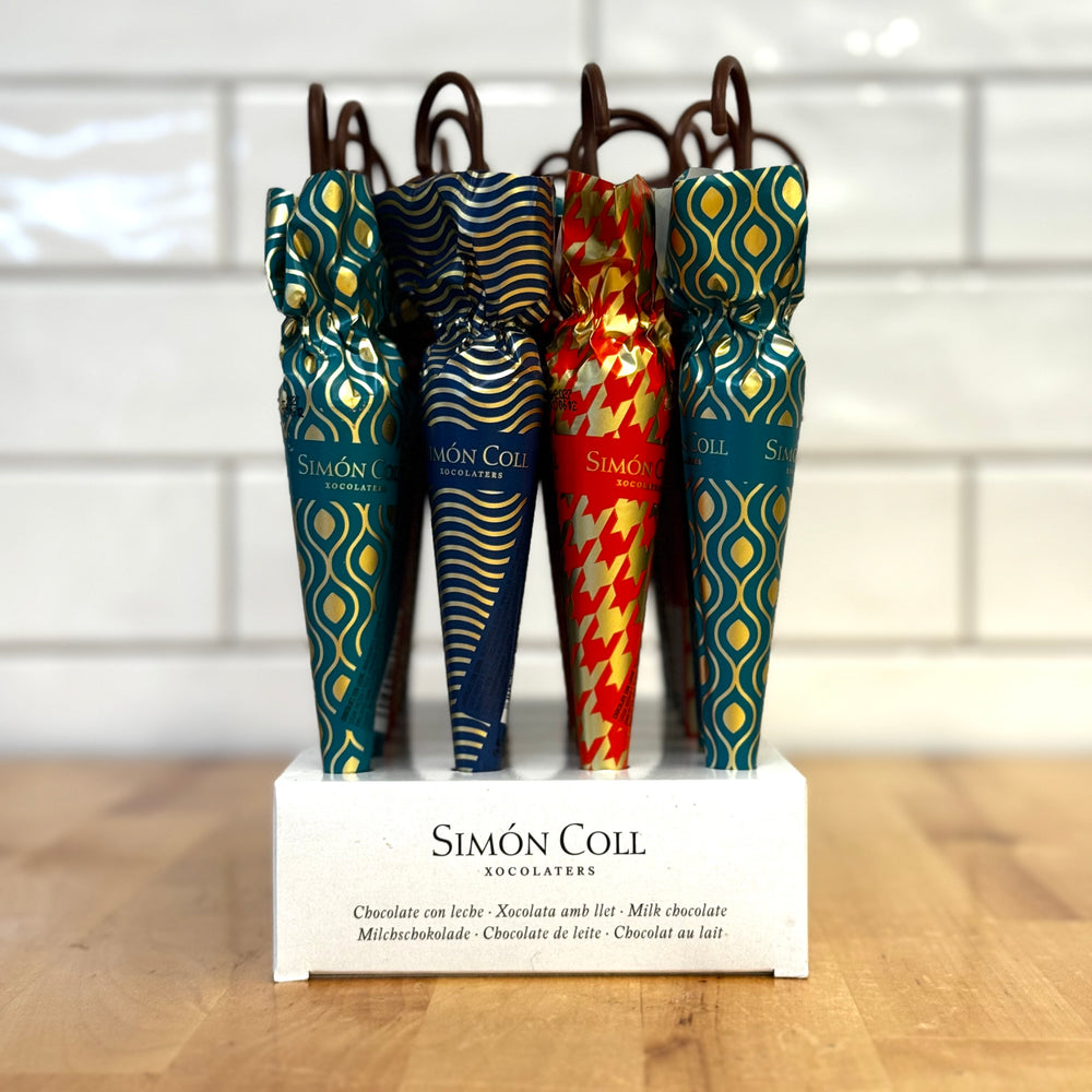 SIMON COLL Deco Milk Chocolate Umbrellas 1.23oz