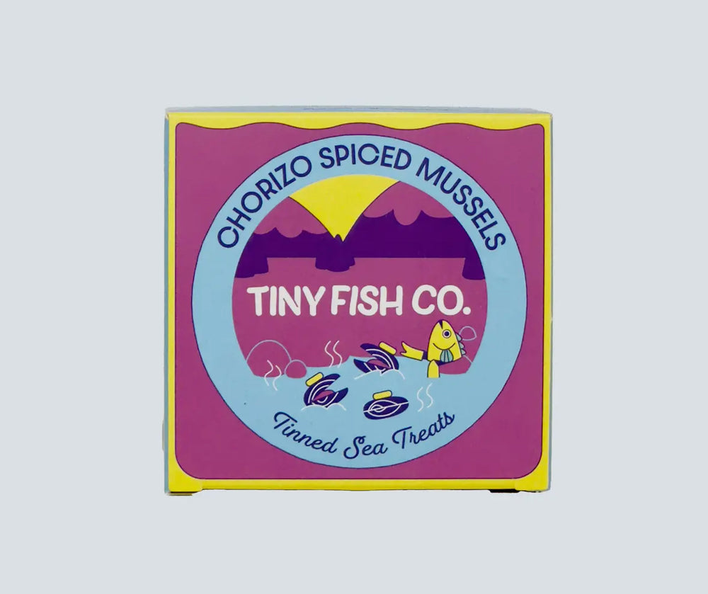 TINY FISH CO. Chorizo Spiced Mussels