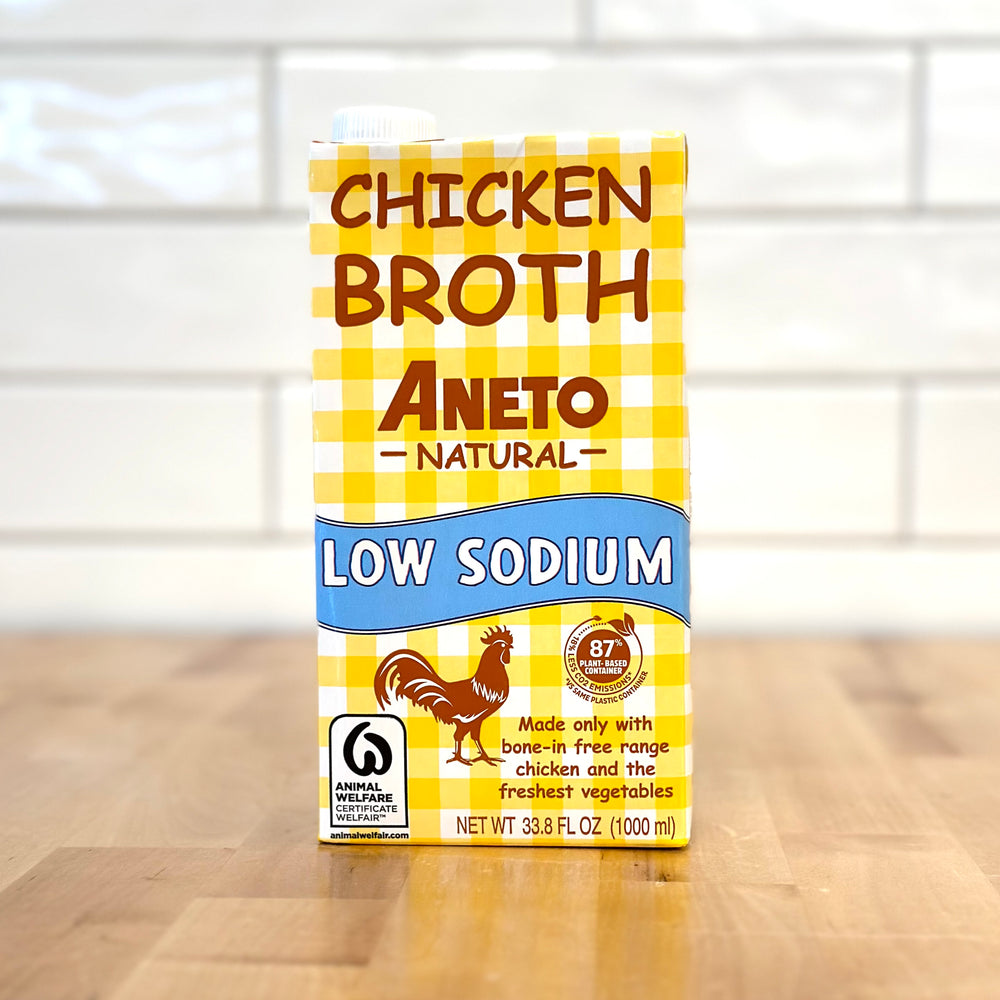 ANETO Low Sodium Chicken Broth