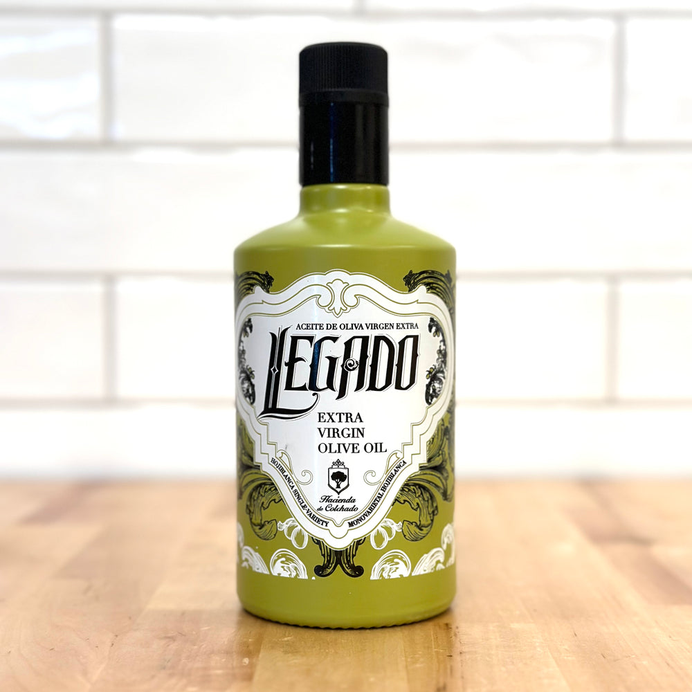 LEGADO Extra Virgin Olive Oil. Green Bottle.