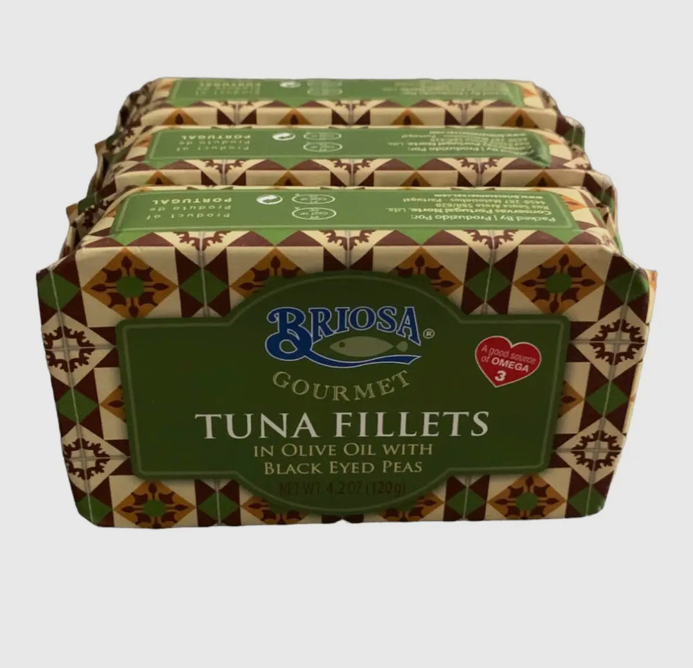 BRIOSA GOURMET Tuna Fillets In Olive Oil With Black Eyed Peas