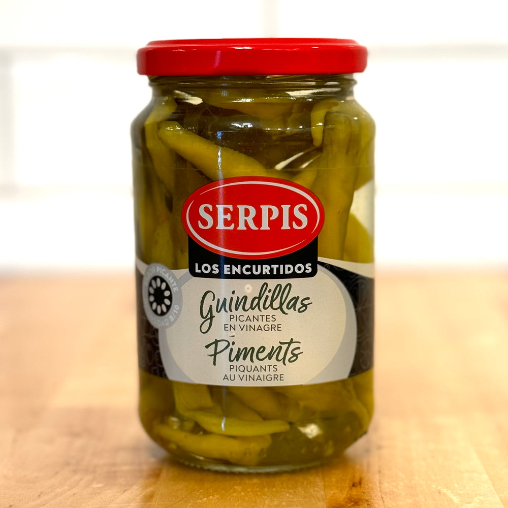 SERPIS Spicy Green Peppers in Vinegar