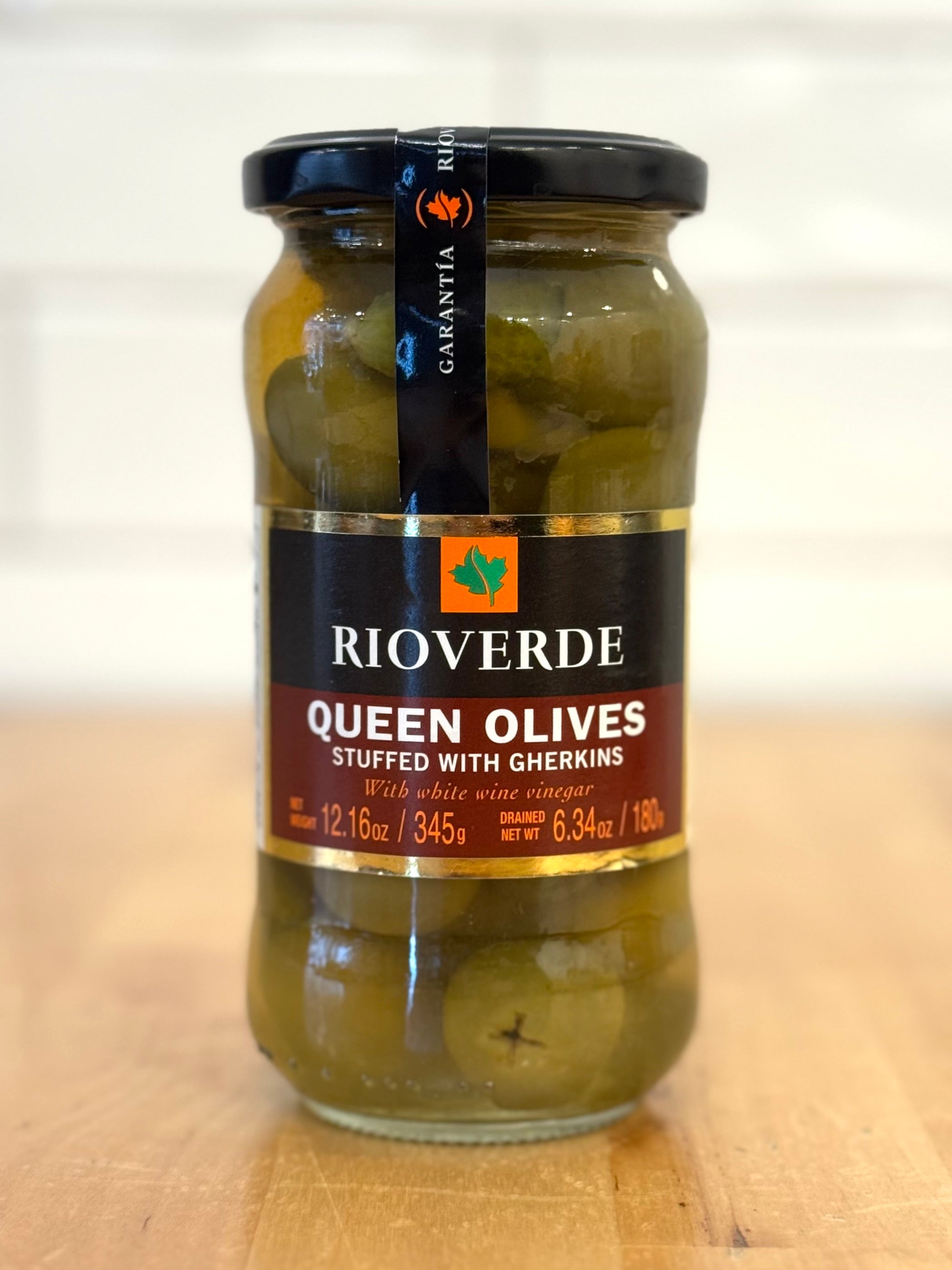 RIOVERDE Queen Olives Stuffed With Gherkins – Mercado Central NYC