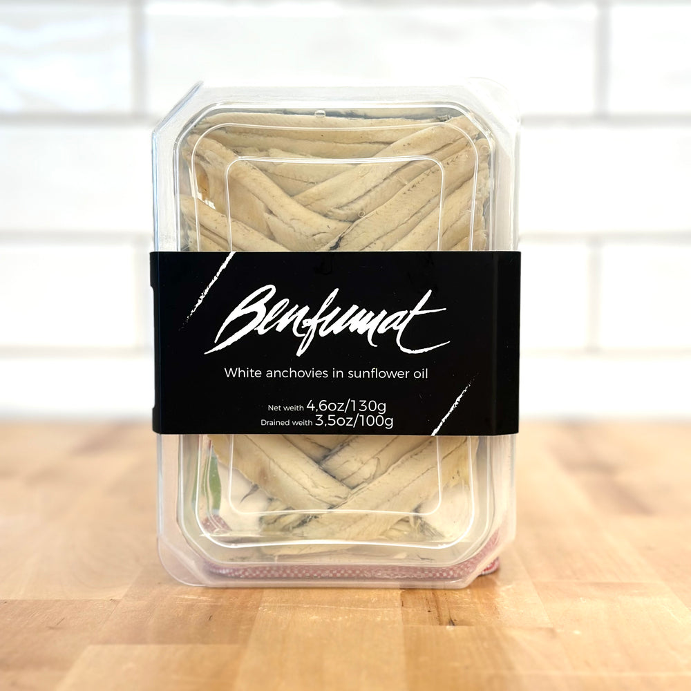 BENFUMAT Boquerones - White Anchovies In Sunflower Oil 4.6oz