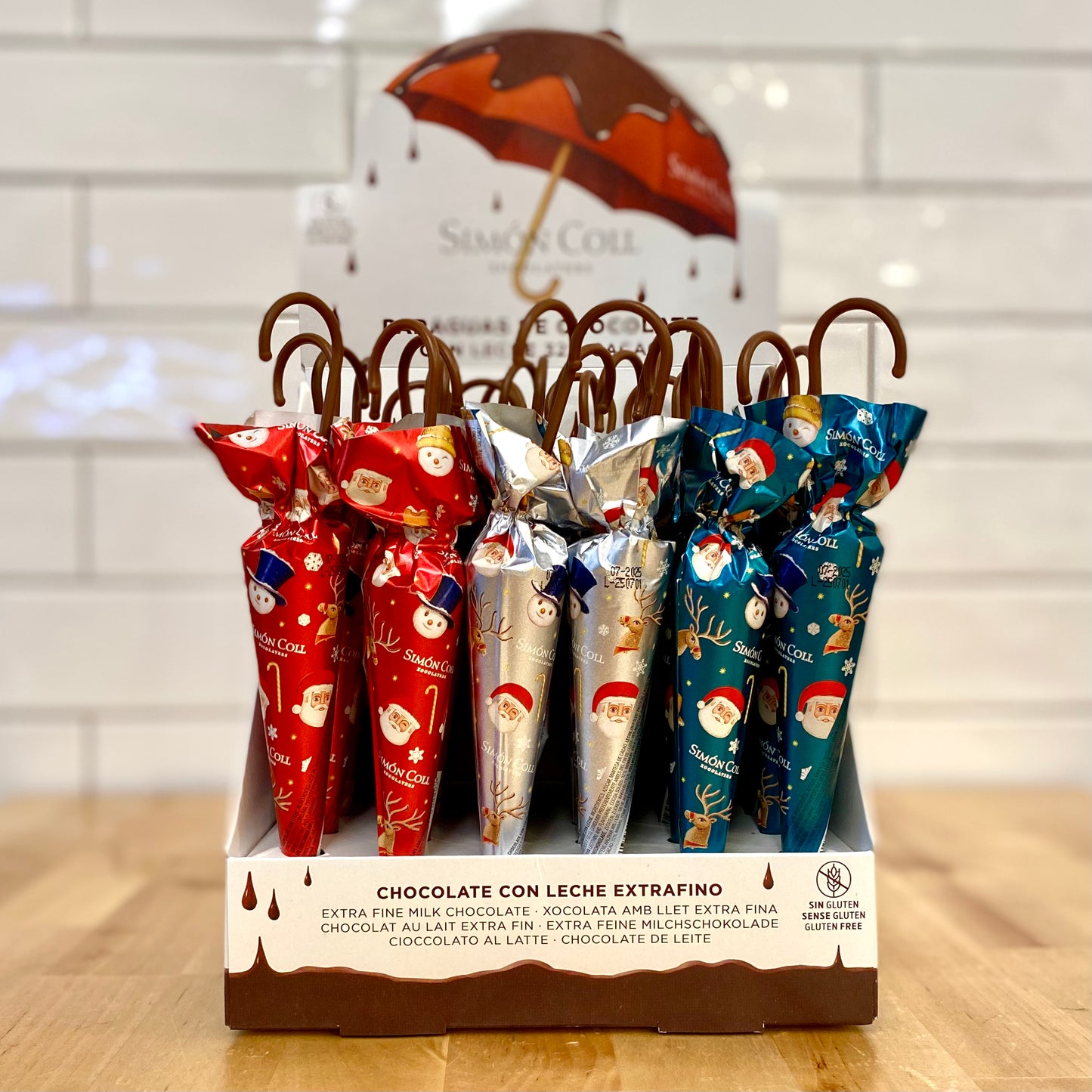 
                  
                    SIMÓN COLL Solid Milk Chocolate Christmas Umbrellas 1.23oz - Sold Individually
                  
                