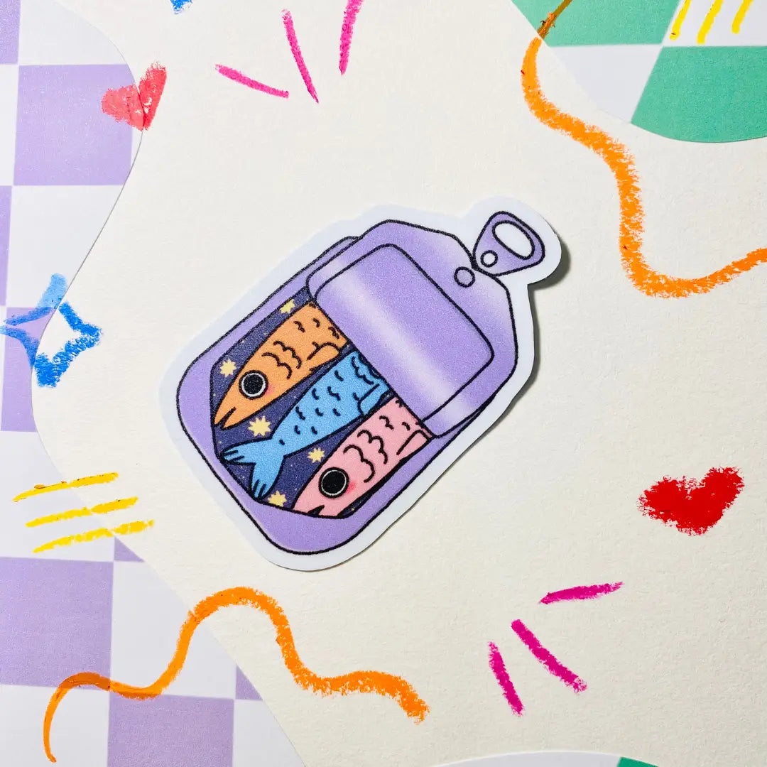 
                  
                    GET STOKED Tinned Sardine Sticker
                  
                