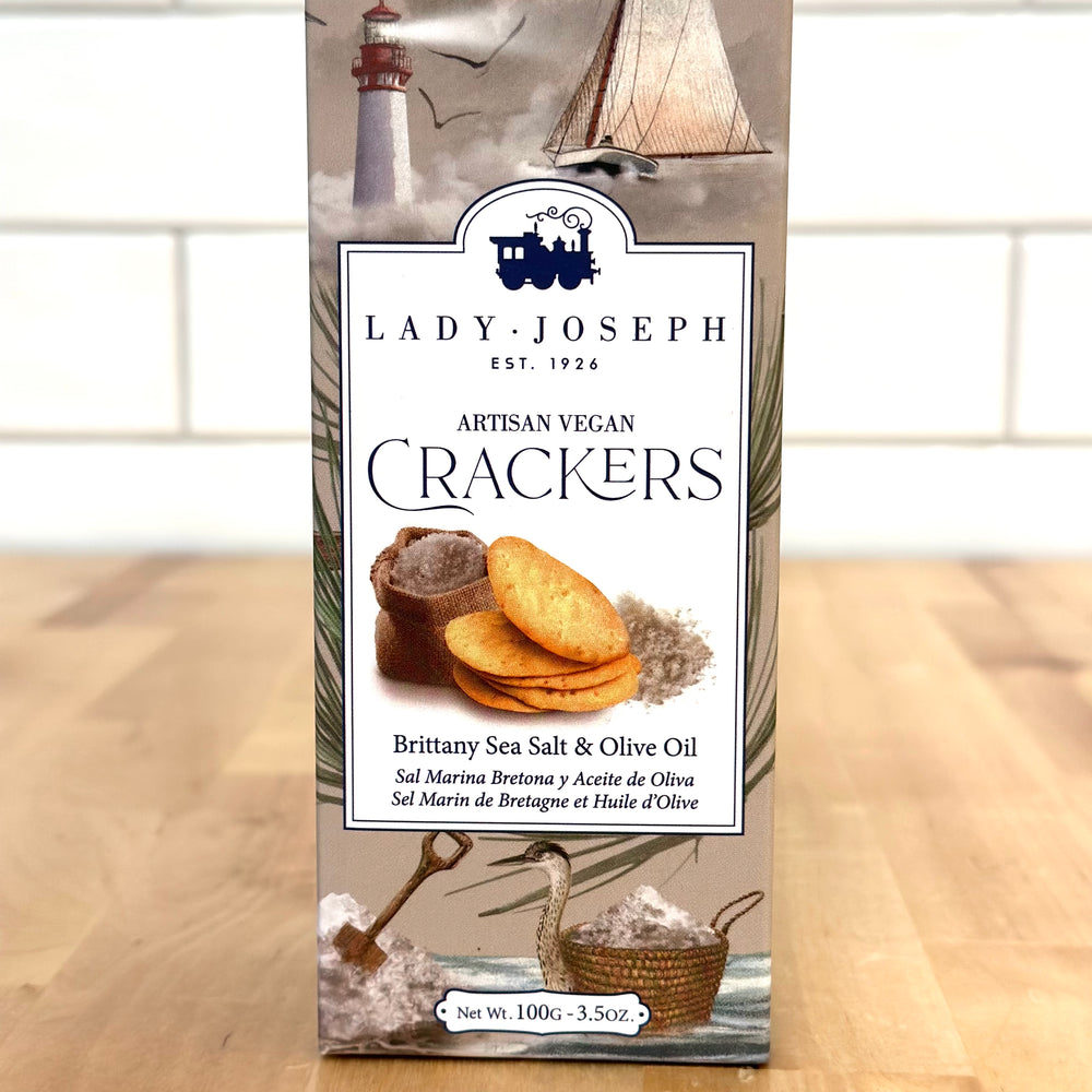 
                  
                    LADY JOSEPH Artisan Vegan Crackers with Brittany Sea Salt and Olive Oil
                  
                