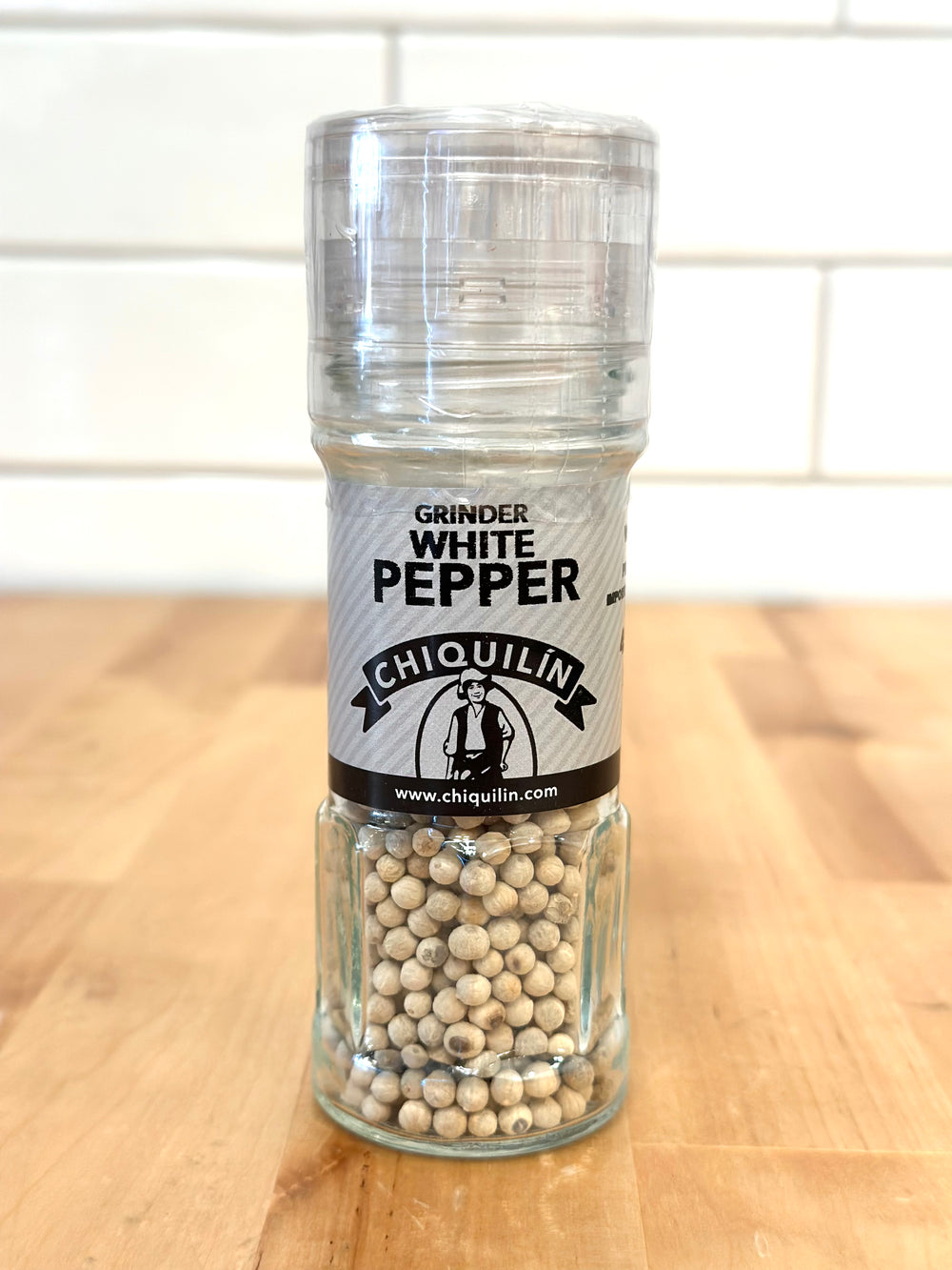 CHIQUILIN White Pepper Corns With Pepper Mill 25g