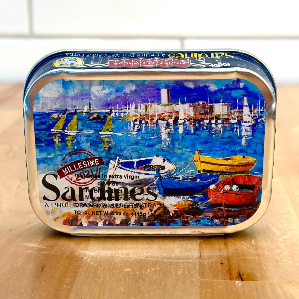 LES MOUETTES D’ARVOR Sardines Jn Extra Virgin Olive Oil “Ville Bleue 2021”