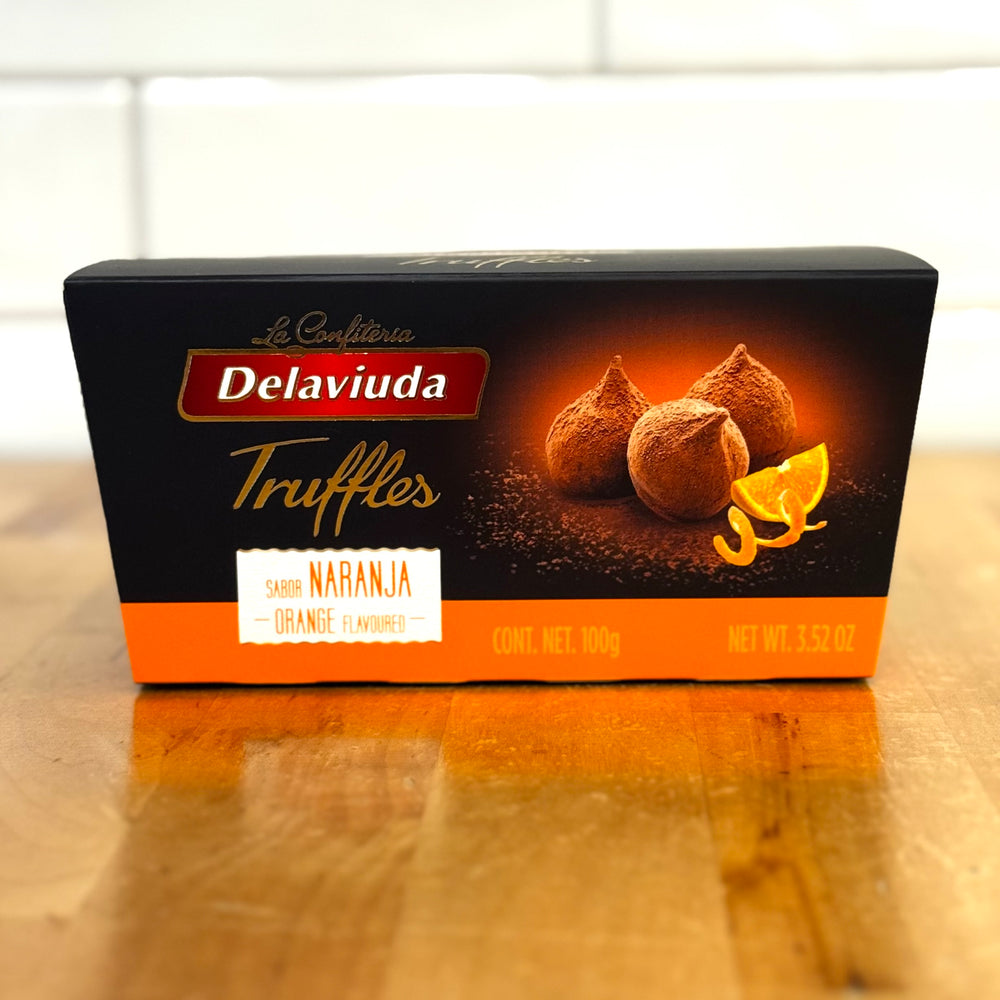 DELAVIUDA Orange Flavored Truffles 100g