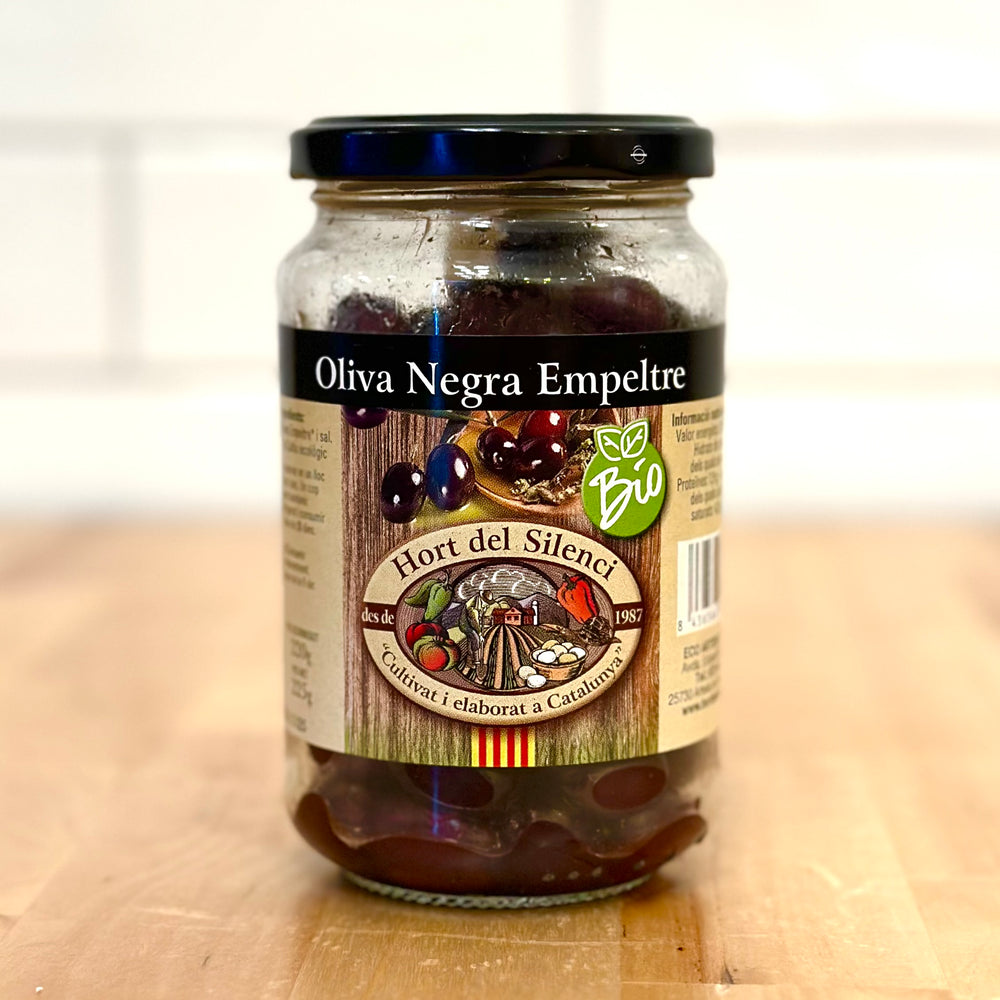 HORTA DEL SILENCI Organic Empeltre Black Olives 370g