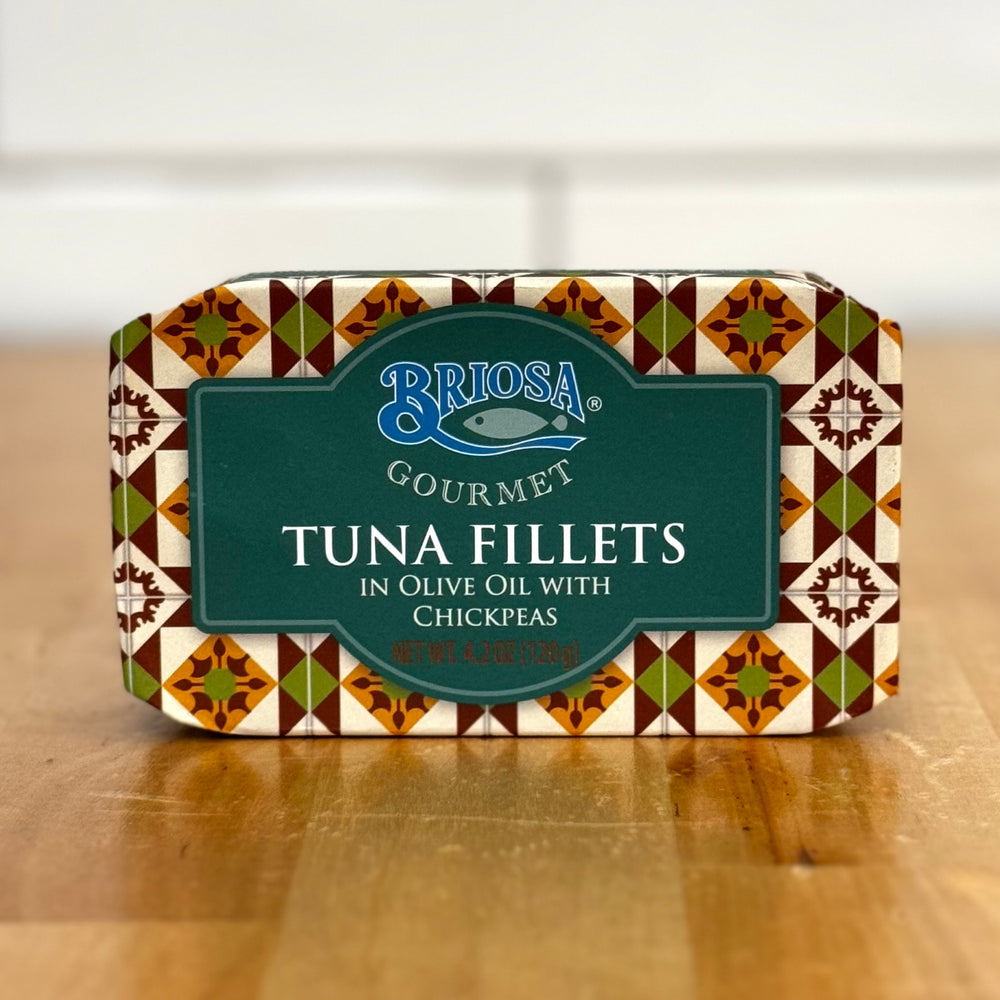 BRIOSA GOURMET Tuna Fillets In Olive Oil With Chickpeas 120g