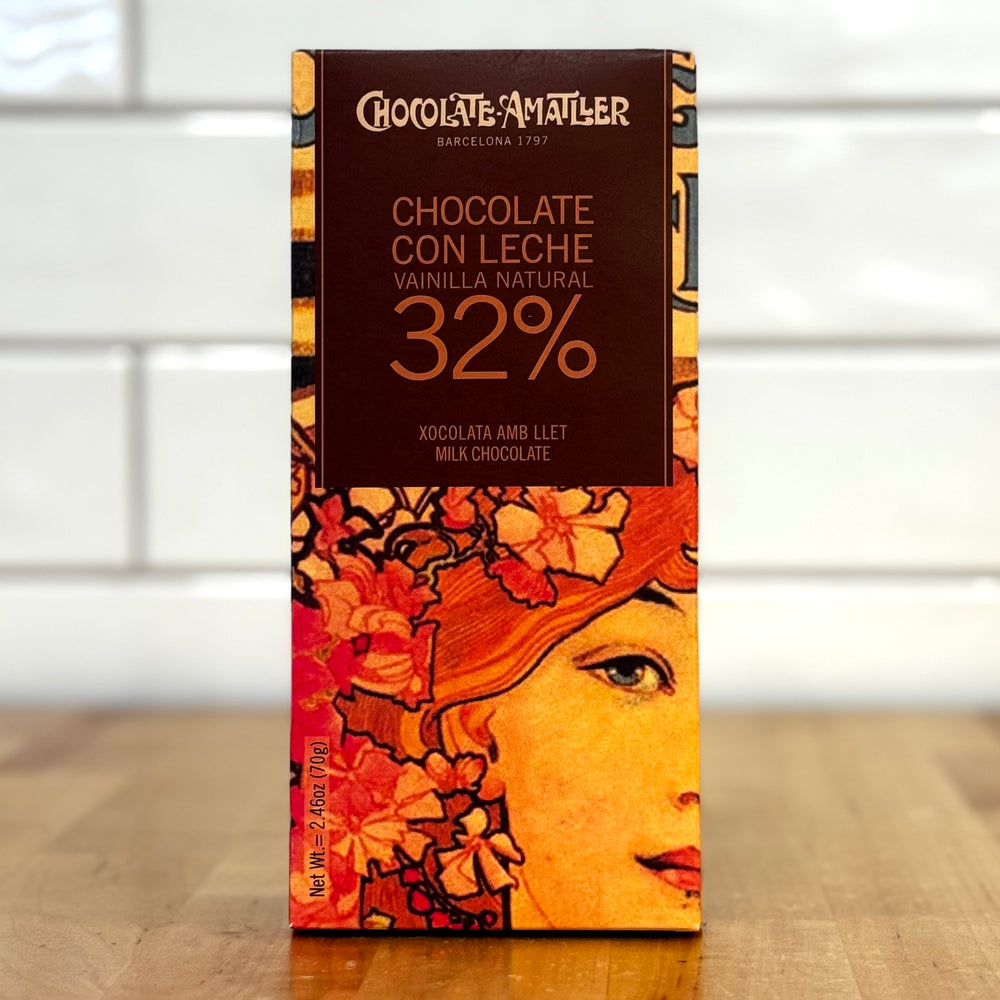 CHOCOLATE AMATLLER Milk Chocolate With Natural Vanilla