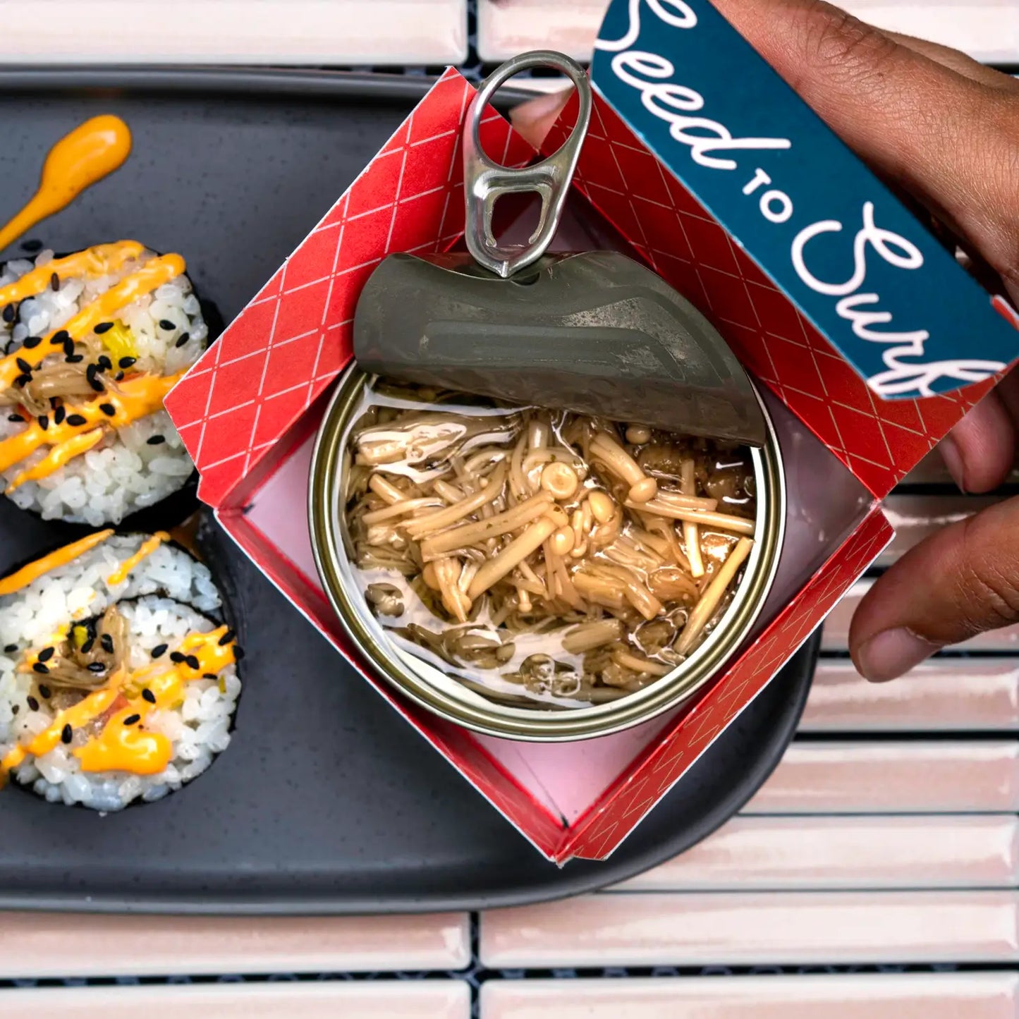 
                  
                    SEED TO SURF Enoki Mushroom Snow Crab
                  
                