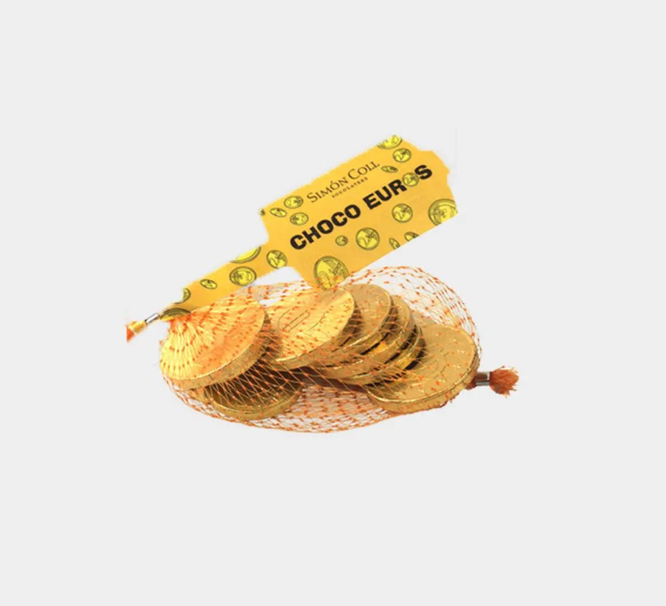 SIMON COLL Milk Chocolate Euro Coins 50g