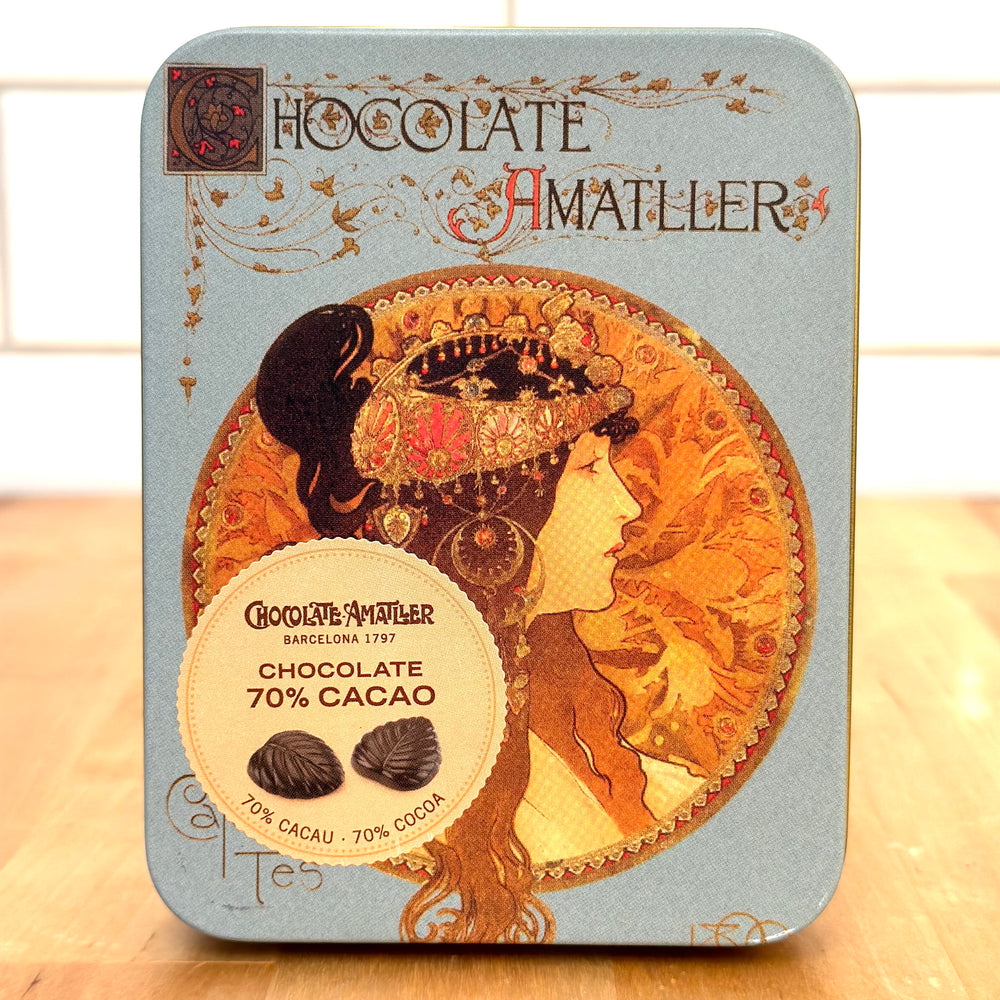 
                      
                        CHOCOLATE AMATLLER 70% Dark Chocolate Leaves
                      
                    