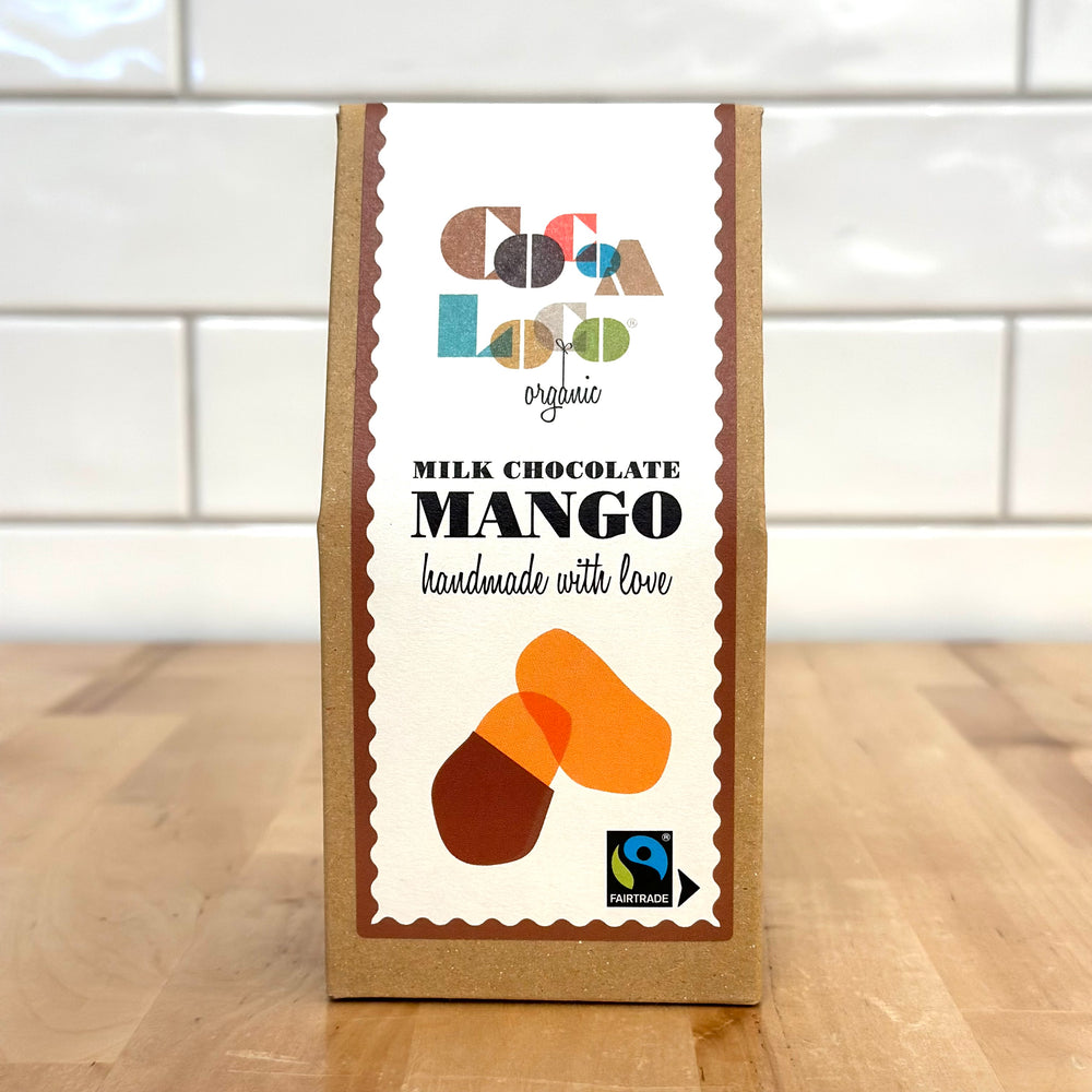 COCOA LOCO Dark Chocolate Dipped Mango – 100g