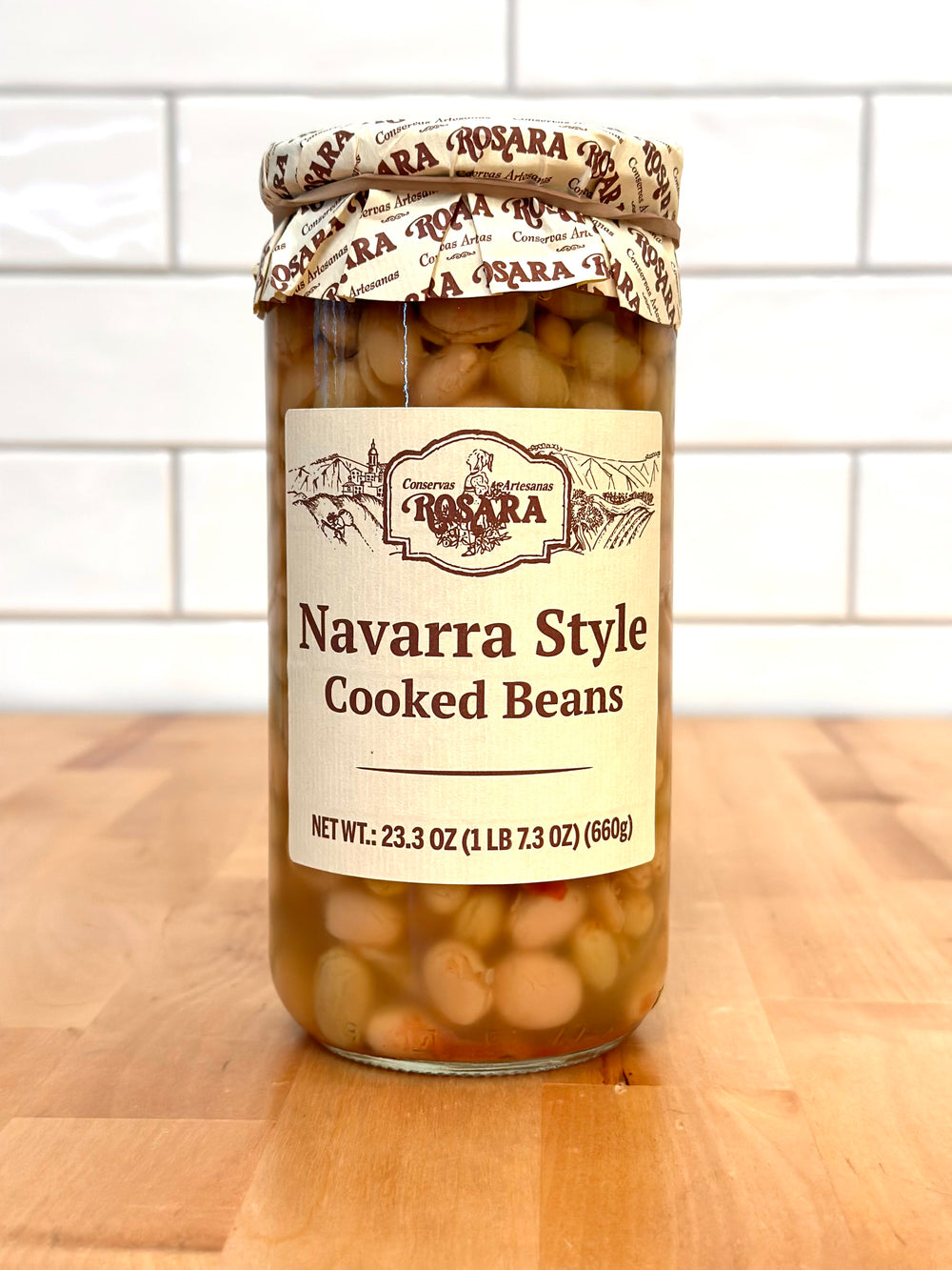 ROSARA Navarra Style Cooked White Beans and Vegetables