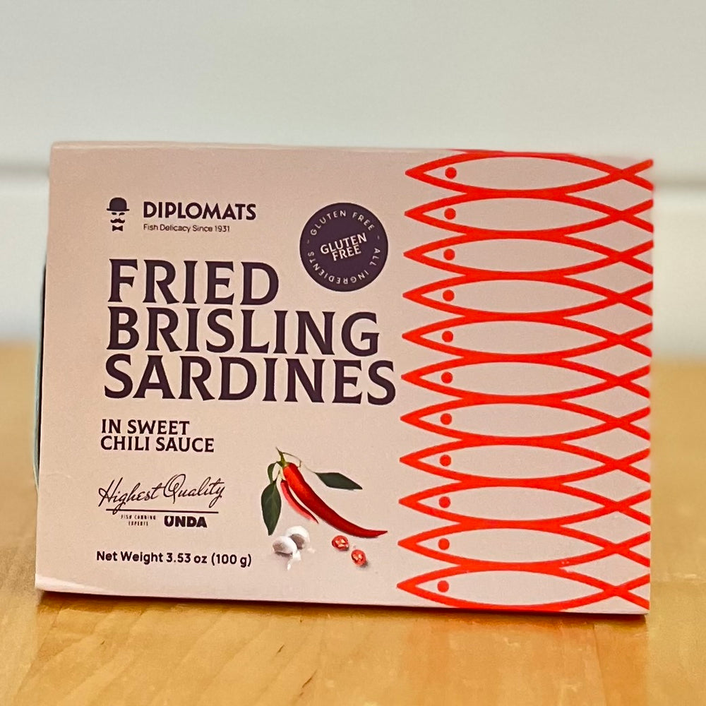 DIPLOMATS Fried Brisling Sardines In Sweet Chili Sauce