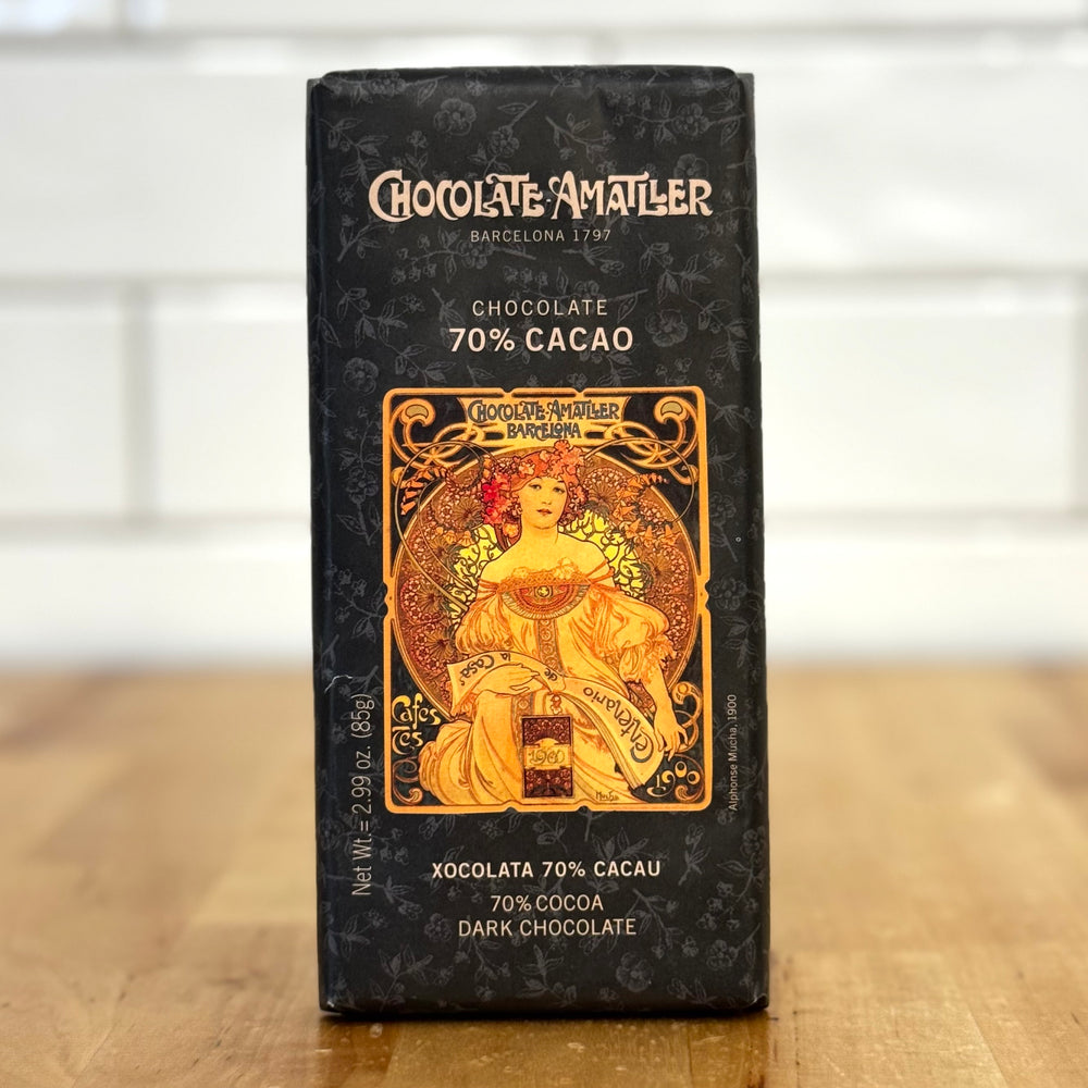 CHOCOLATE AMATLLER 70% Cocoa Dark Chocolate
