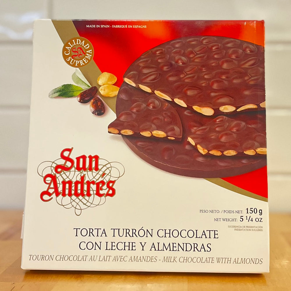 SAN ANDRES Turrón - Milk Chocolate and Almond Turrón