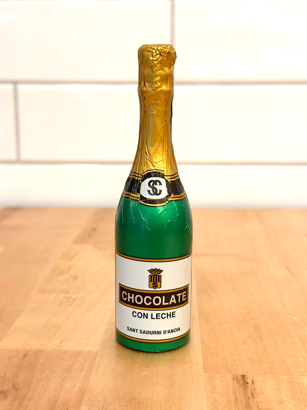 SIMON COLL Milk Chocolate Cava Bottle 40g