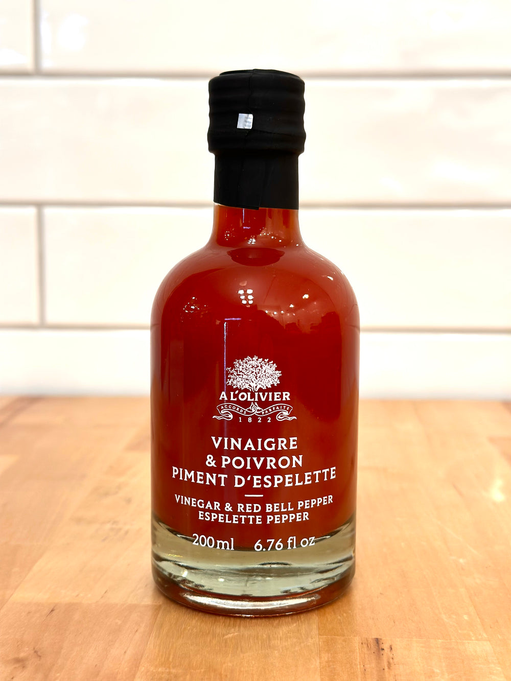 A L'OLIVIER Red Bell Pepper & Espelette Pepper Vinegar