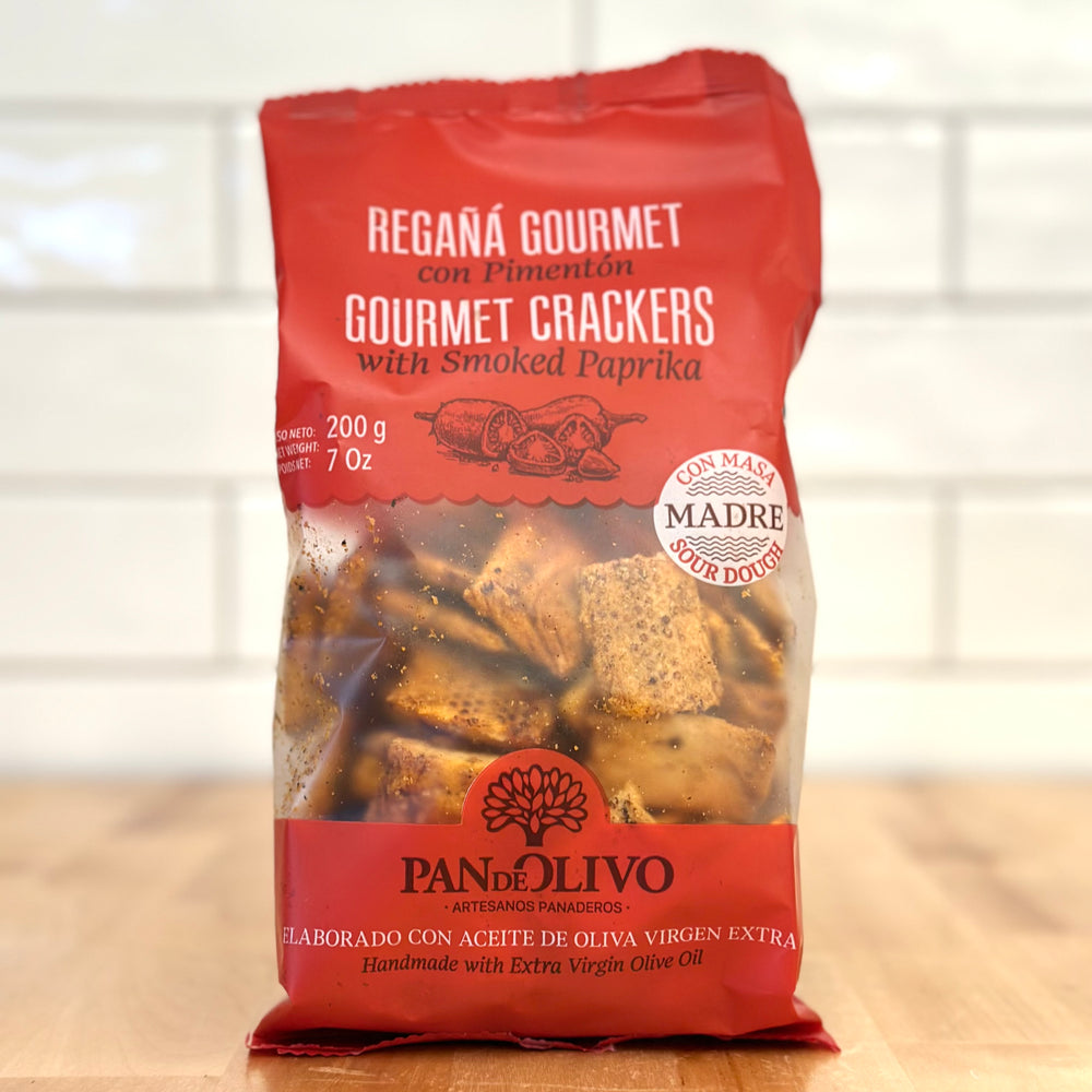 PAN DE OLIVO Gourmet Crackers With Smoked Paprika