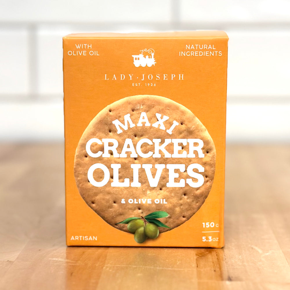 LADY JOSEPH Maxi Cracker With Green Olives & Olive Oil Snack Cracker