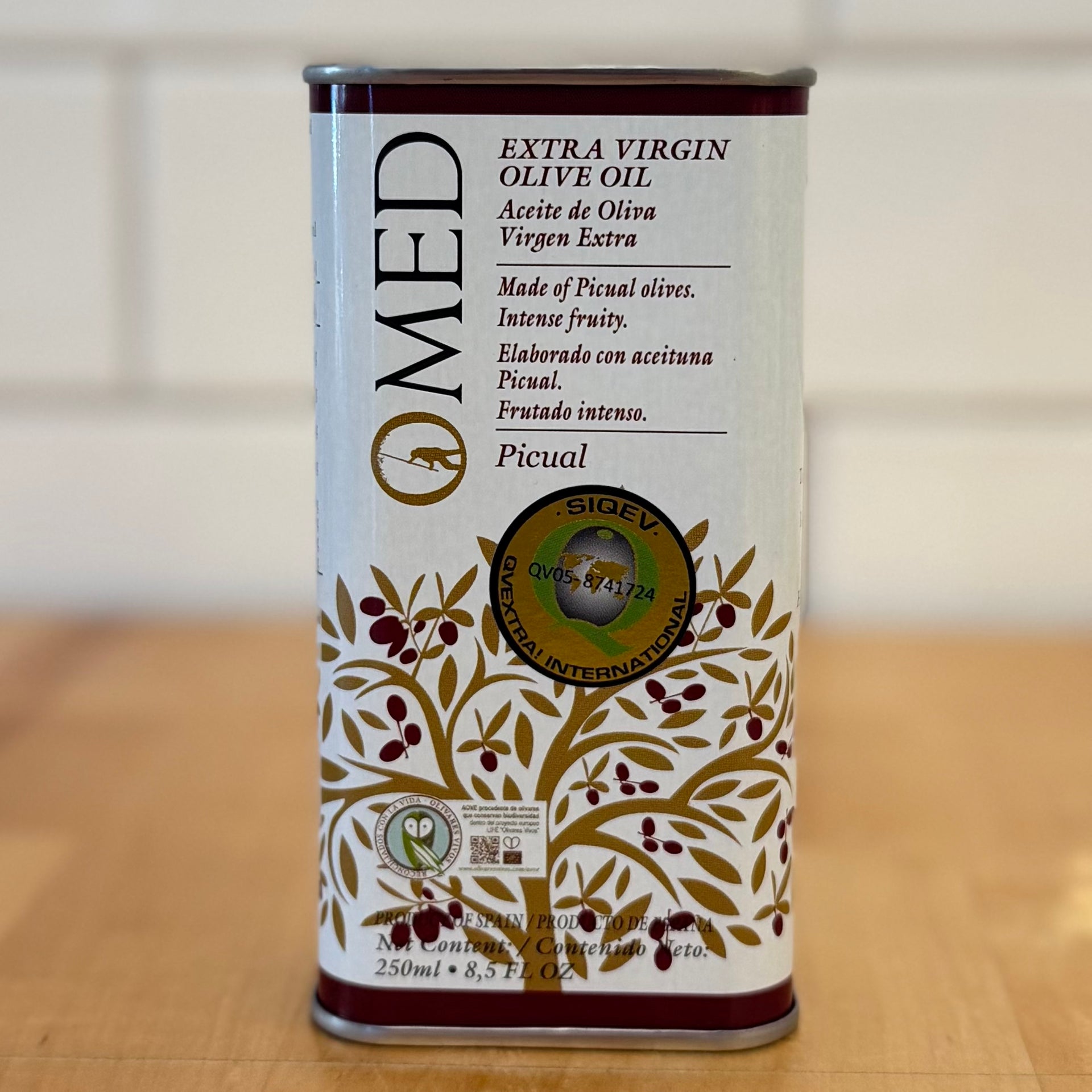 O MED Extra Virgin Olive Oil Picual 250ml – Mercado Central NYC