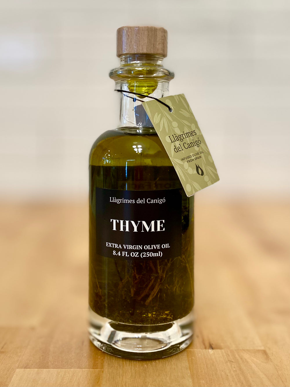 LLÀGRIMES DEL CANIGÓ - Infused Extra Virgin Olive Oil - Thyme