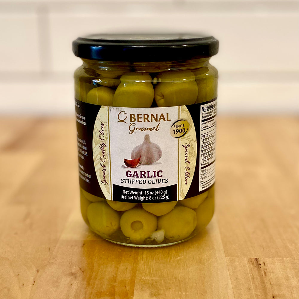 
                  
                    BERNAL Manzanilla Gourmet Olives with Garlic
                  
                