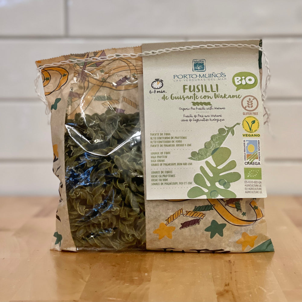 PORTO-MUIÑOS Organic Pea Fusilli with Wakame 200g