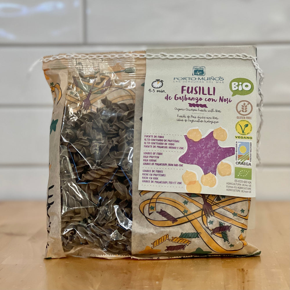 PORTO MUIÑOS Organic Chickpea Fusilli with Nori 200g