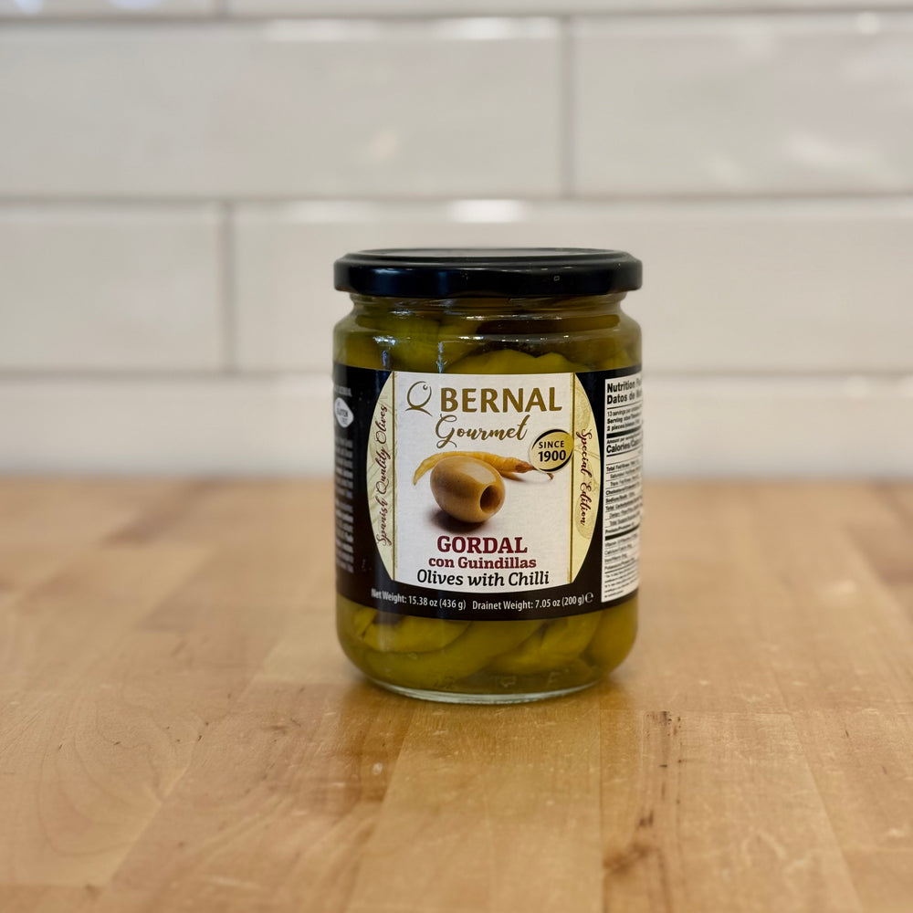 BERNAL Gordal Gourmet Olives with Chili