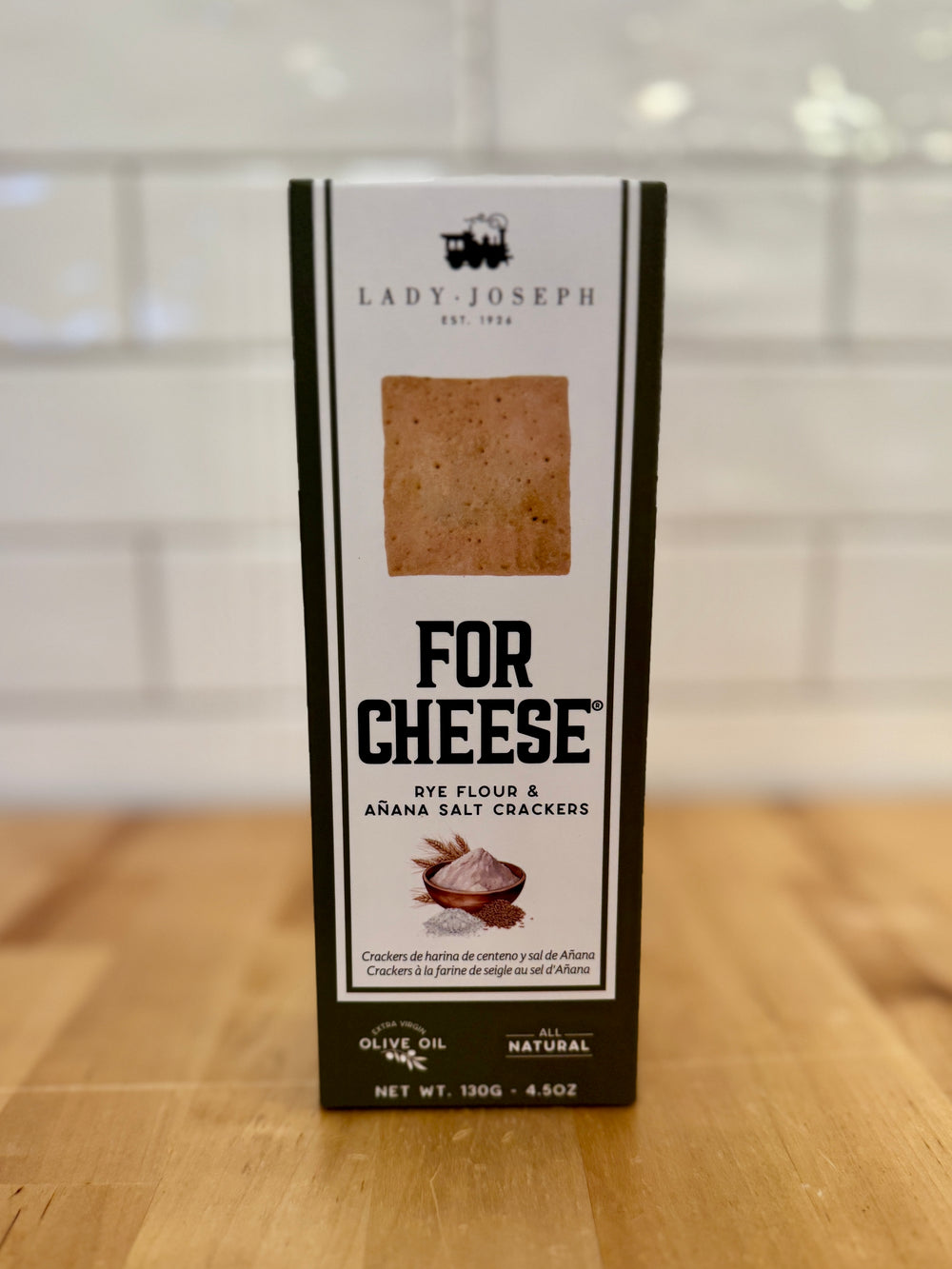LADY JOSEPH for Cheese Rye Flour & Añana Salt Crackers