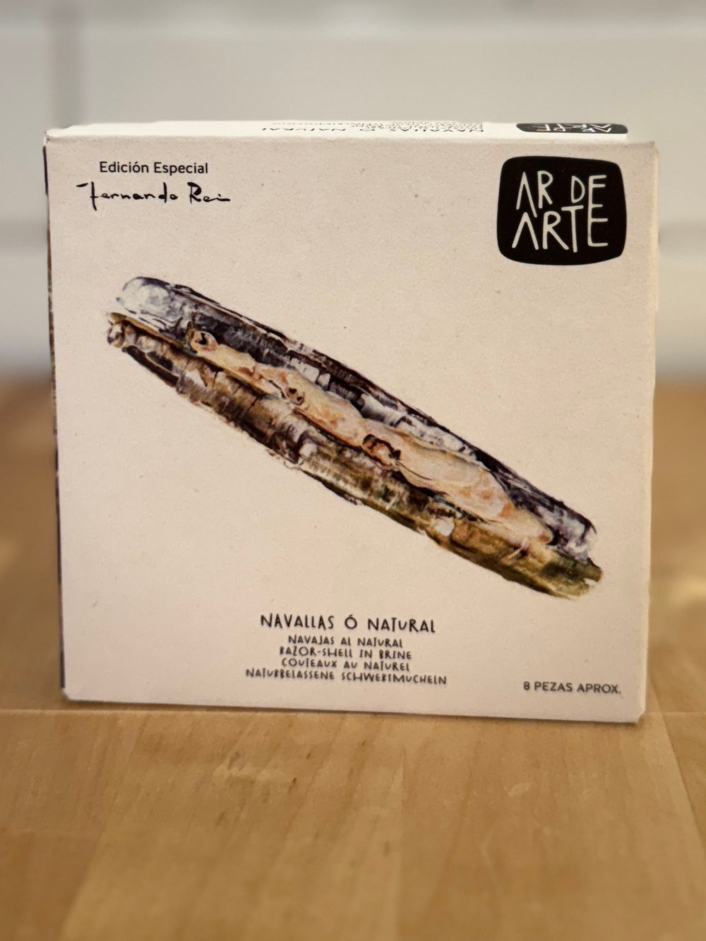 AR DE ART Razor Clams in Natural Brine