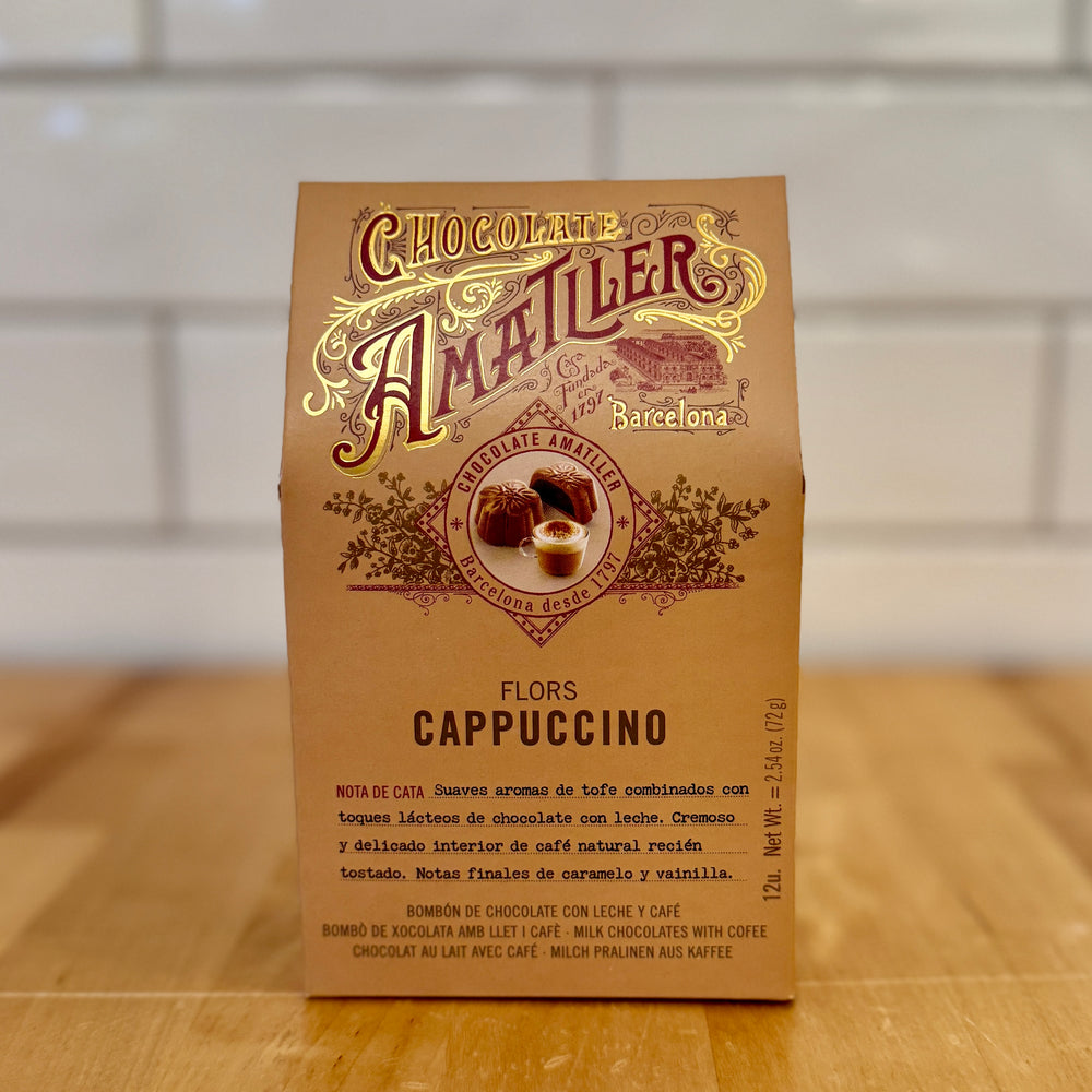 CHOCOLATE AMATLLER Milk Chocolate Cappuccino Pralines 72g