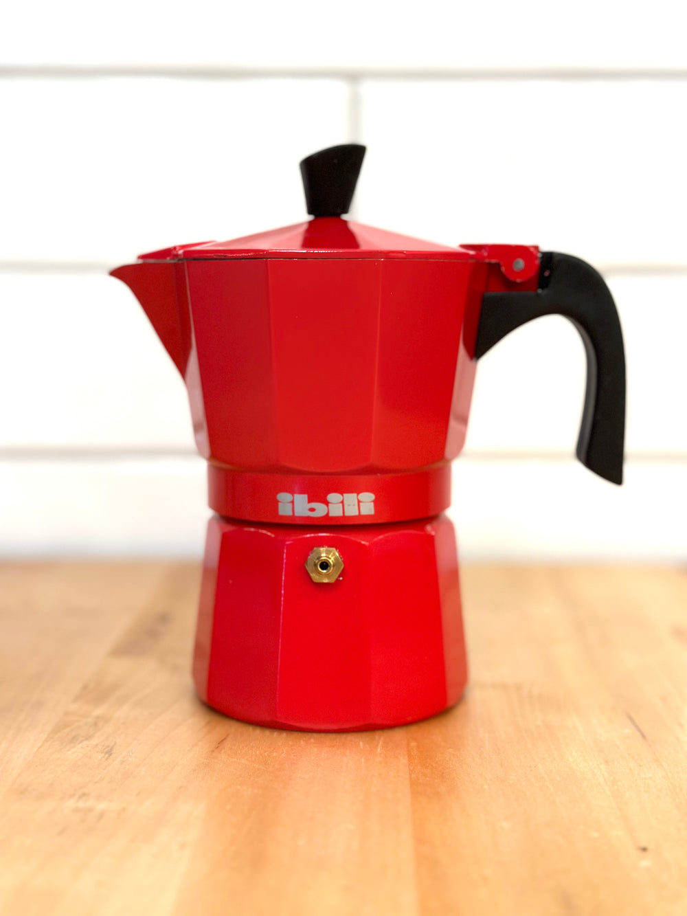 IBILI Bahia Red 3-Cup ESPRESSO Maker