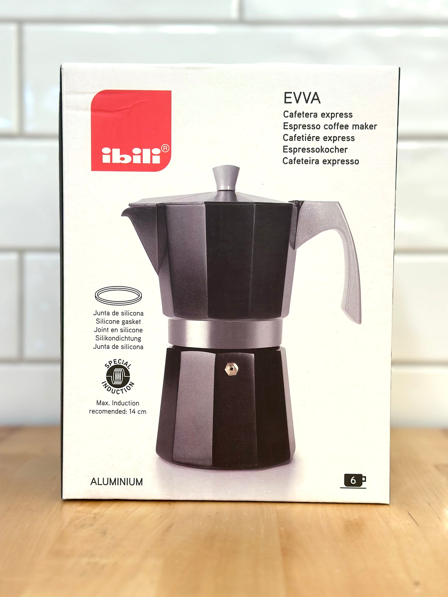 
                  
                    IBILI Evva Black Espresso Coffee Maker 6 Cups
                  
                
