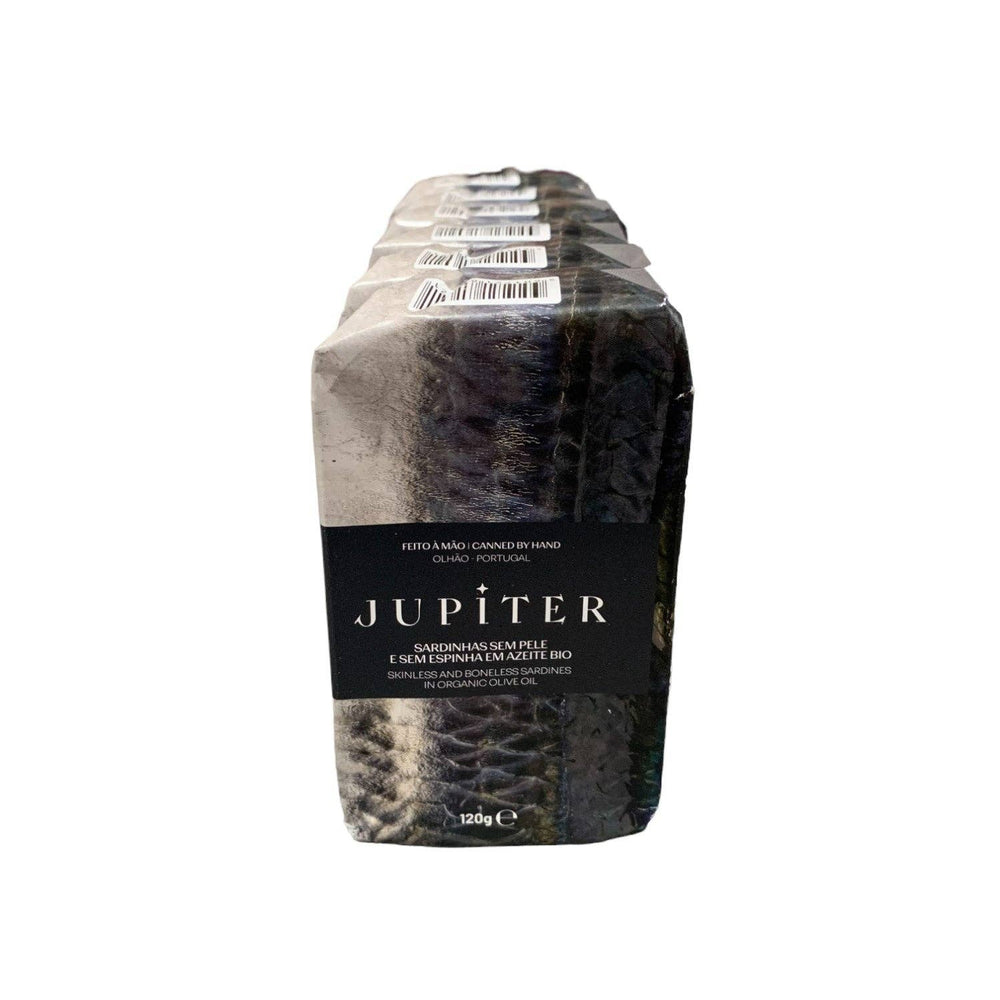 
                      
                        JUPITER Sardines Skinless Boneless in Organic Olive Oil
                      
                    