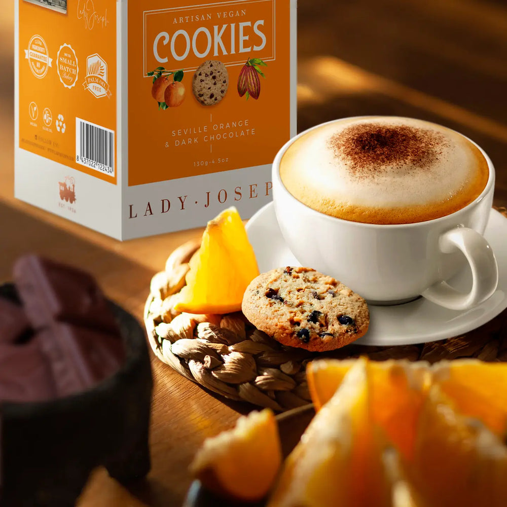 
                      
                        LADY JOSEPH Vegan Cookies With Seville Orange & Dark Chocolate
                      
                    