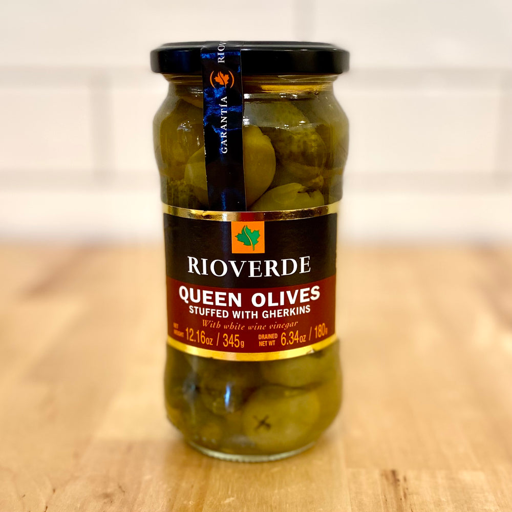 RIOVERDE Queen olives stuffed with gherkins
