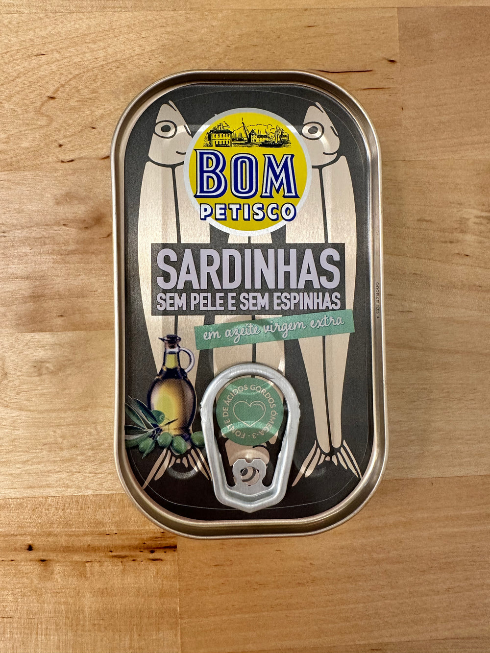 BOM PETISCO Sardines In Olive Oil Without Bones And Skin 120g