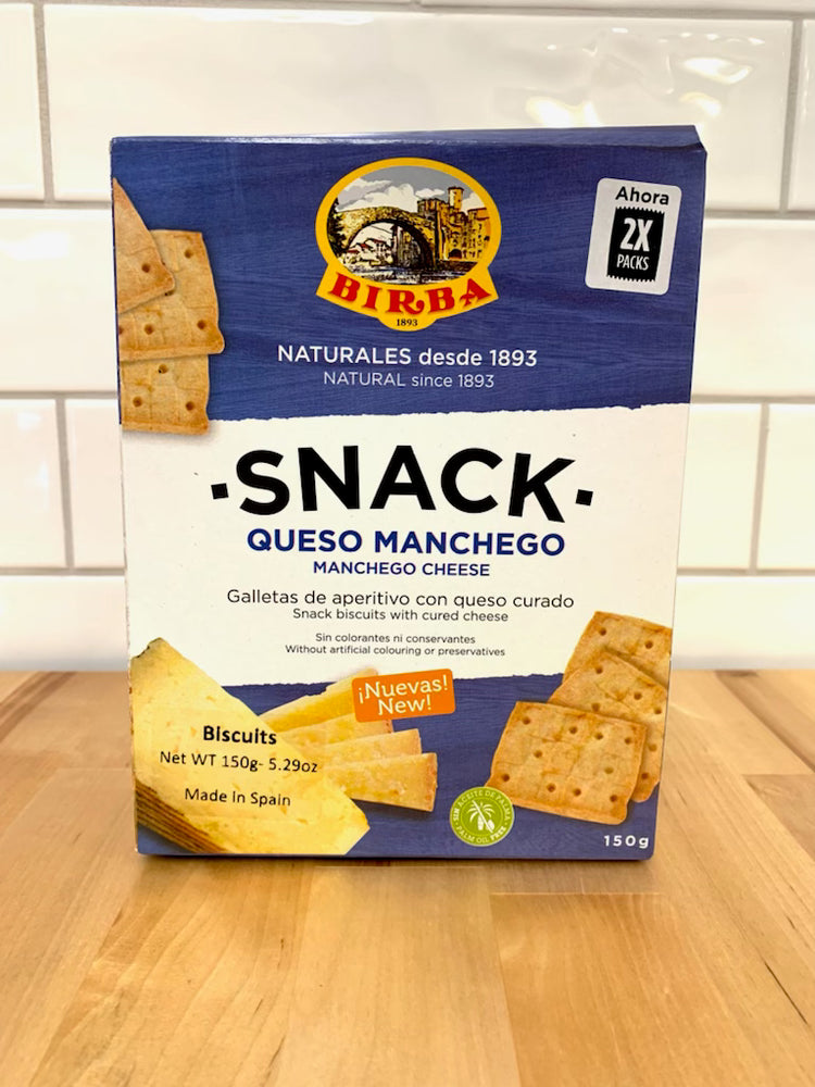
                  
                    BIRBA Snack - Queso Manchego - Snack Biscuits with Cured Cheese
                  
                